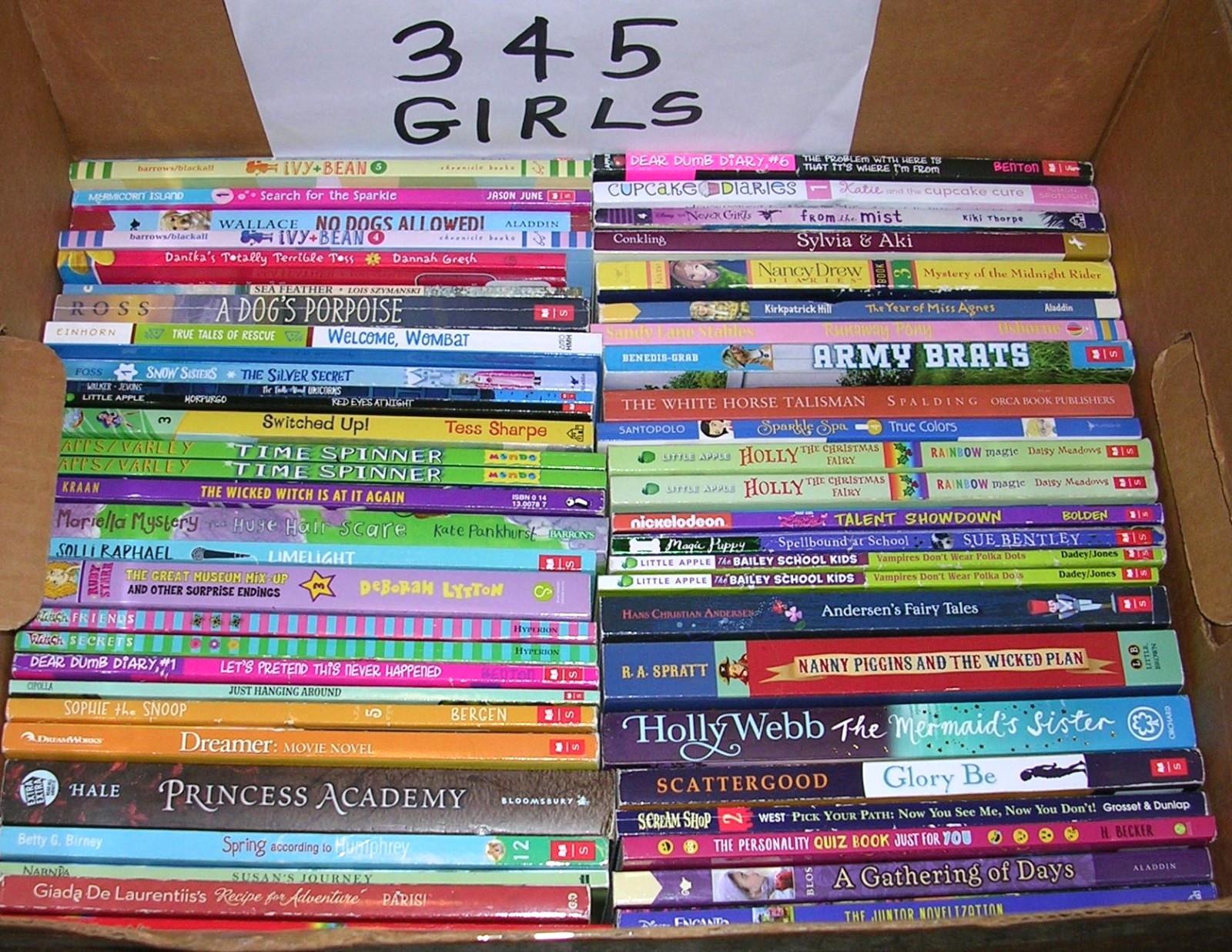 Random Lot 20 GIRLS Reading Level 3rd 4th 5th Grade Chapter Books FREE SHIP