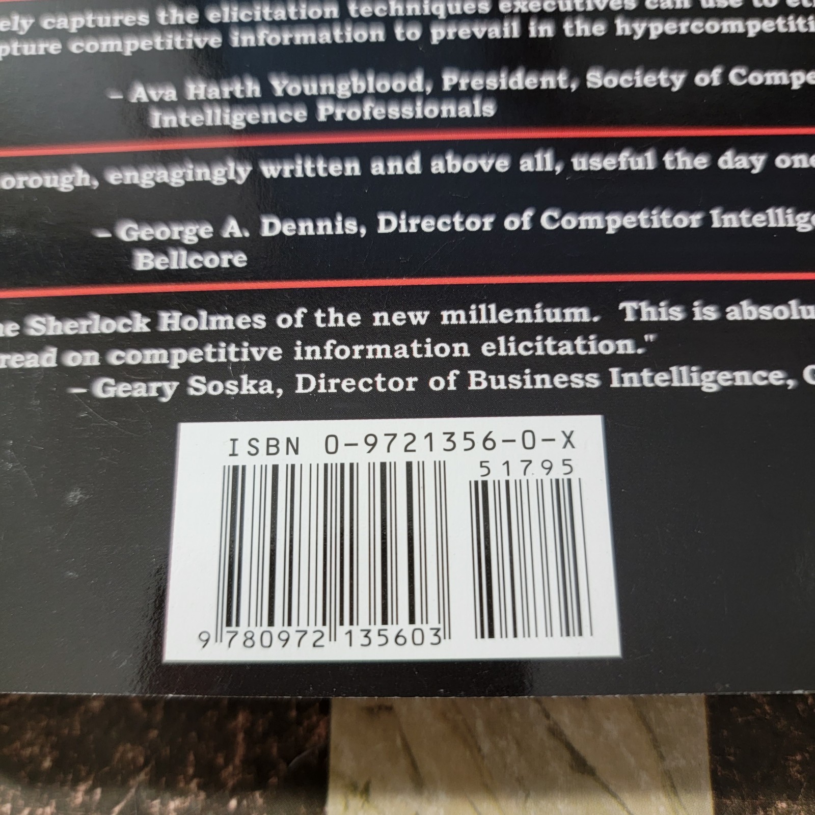 John Nolan CONFIDENTIAL: BUSINESS SECRETS, GETTING THEIRS -OOP First Print