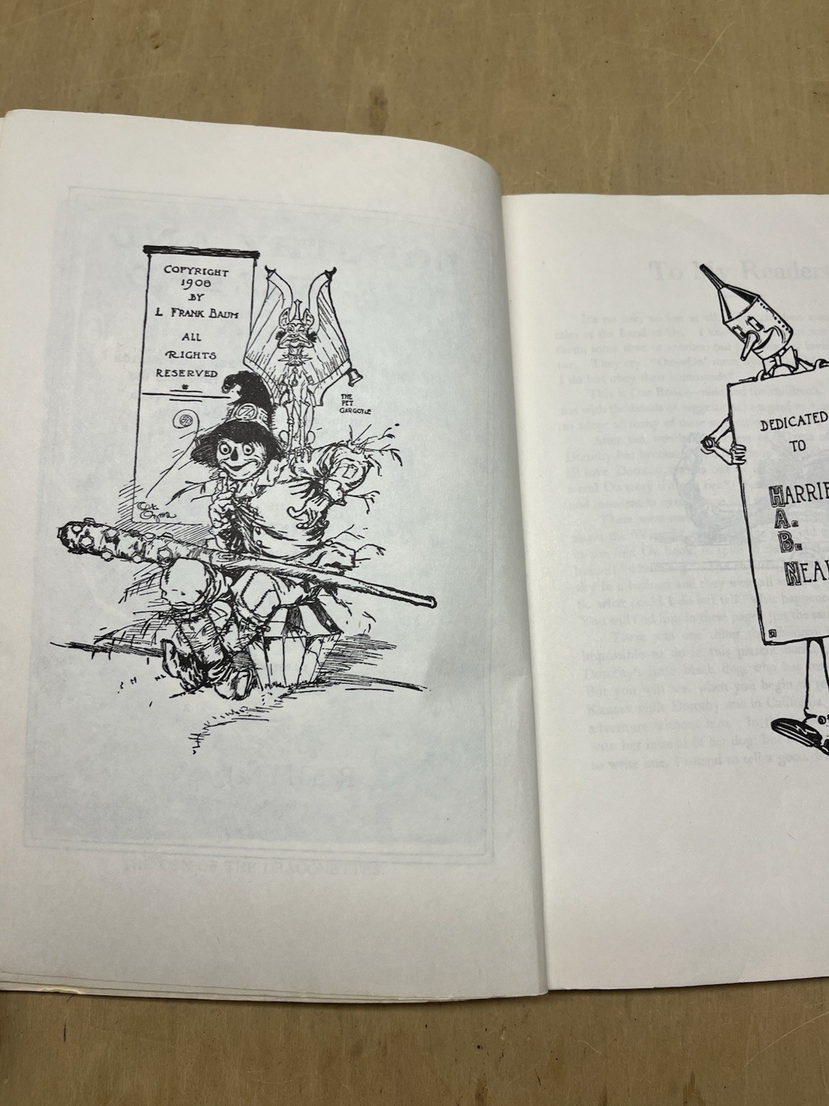 The Wizard Of Oz 4 Book Lot Magic Of Oz, Tinman, Dorothy, + The Wizard Of Oz