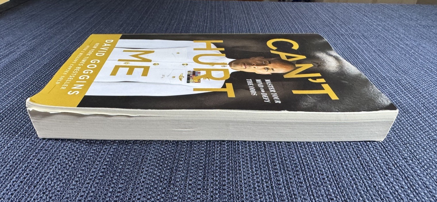 David Goggins Can’t Hurt Me Paperback Book