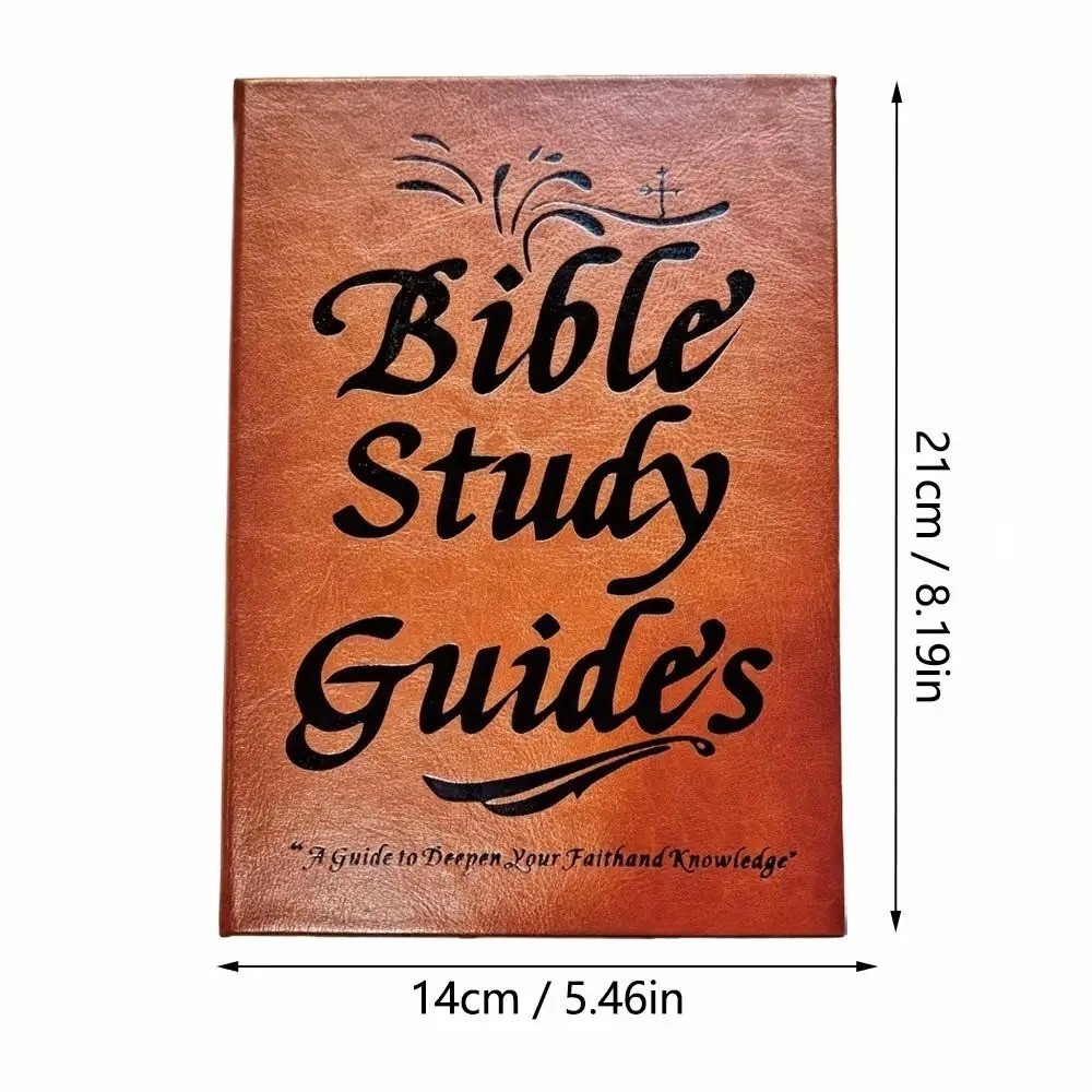 66-Page Bible Study Guide Daily Devotional Journal Scripture Quotes Religious No