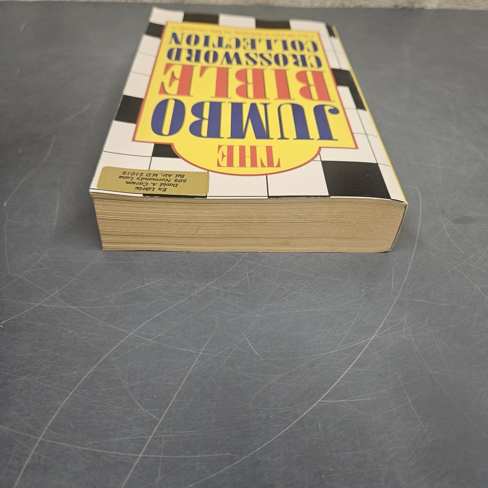 The Jumbo Bible Crossword Collection Over 400 Pages Religious Mental Exercise