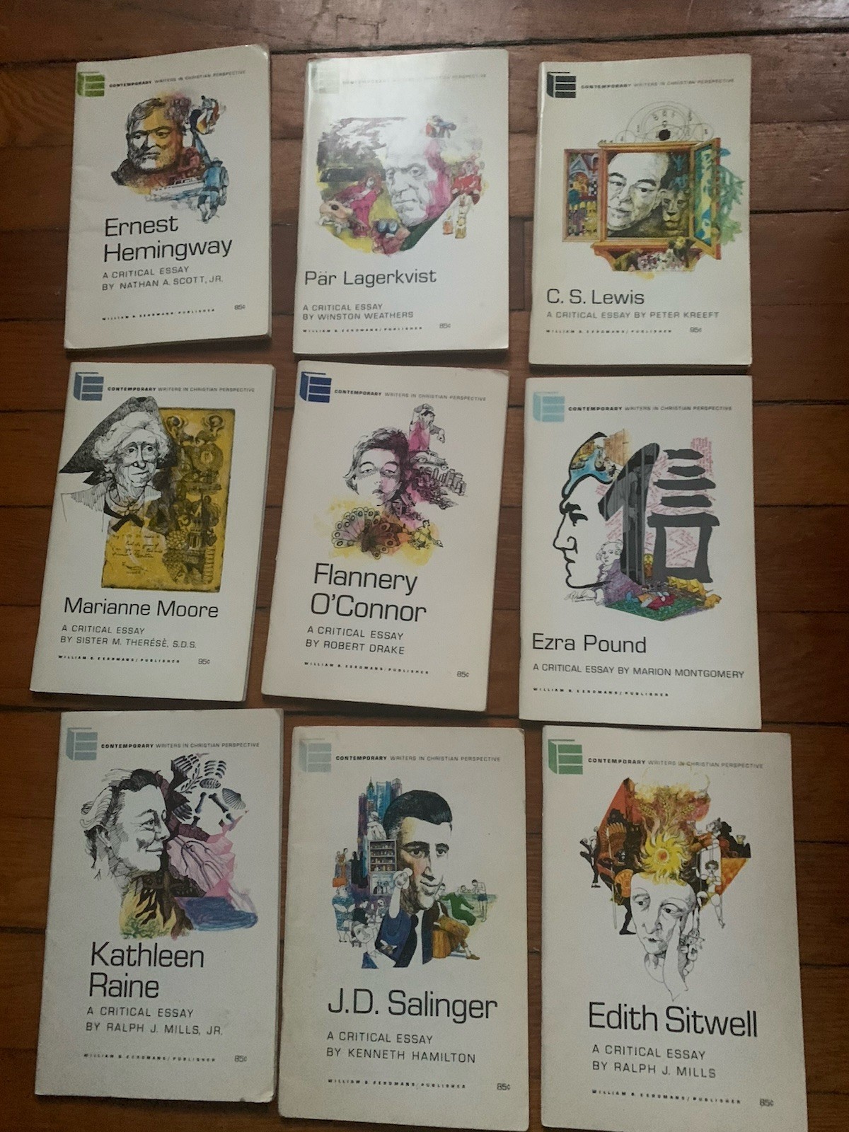 Lot 28 (!) Contemporary Writers In Christian Perspective (Eerdmans)