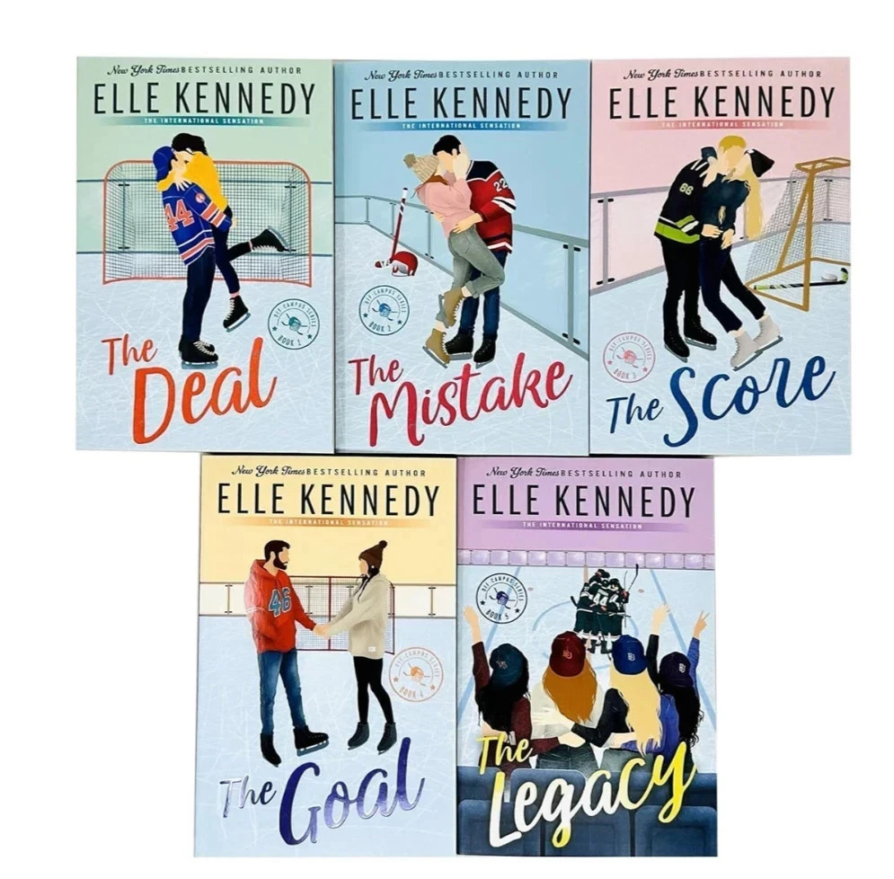 Off-Campus Series The Deal, Mistake, Score, Goal, Legacy, 5 book Expedite Ship..