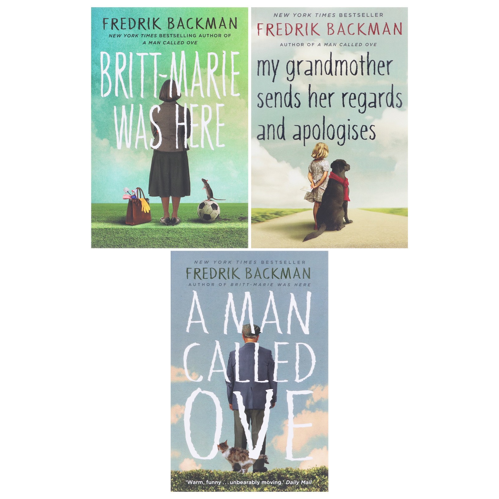 Fredrik Backman 3 Books Collection Set – Fiction – Paperback