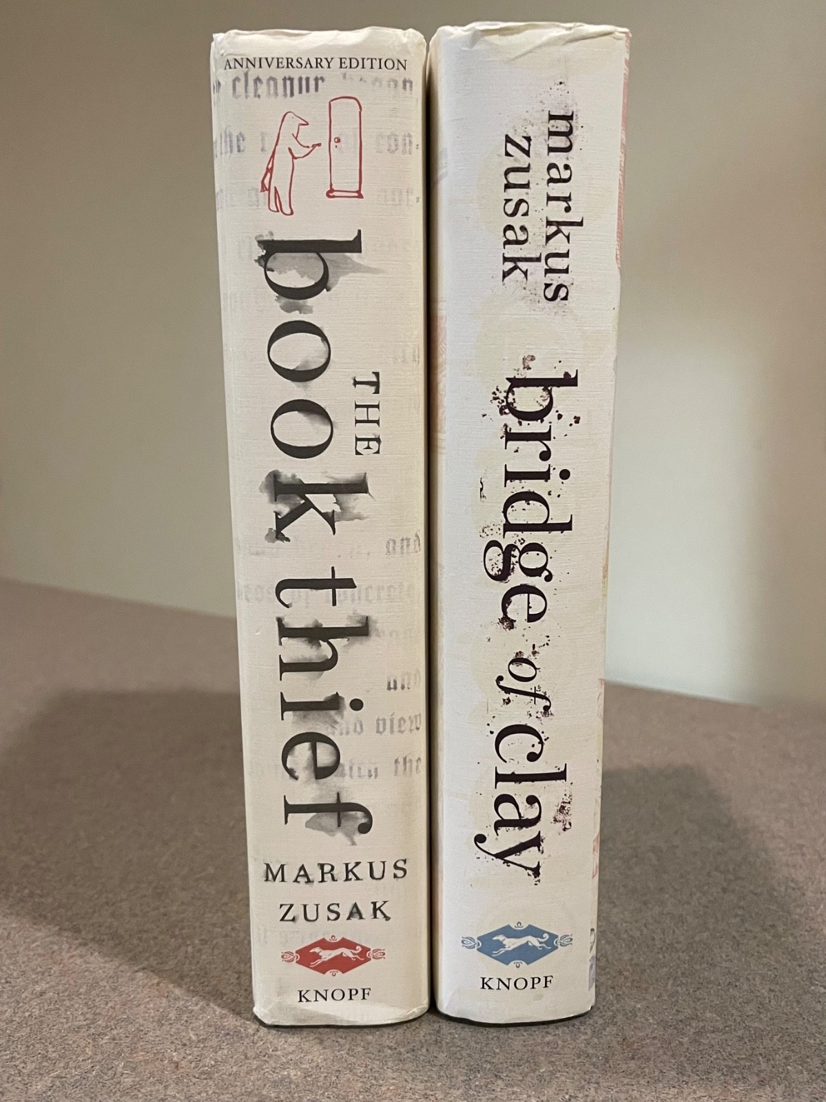 The Book Thief & Bridge of Clay *SIGNED* by Markus Zusak (Hardcover Editions)