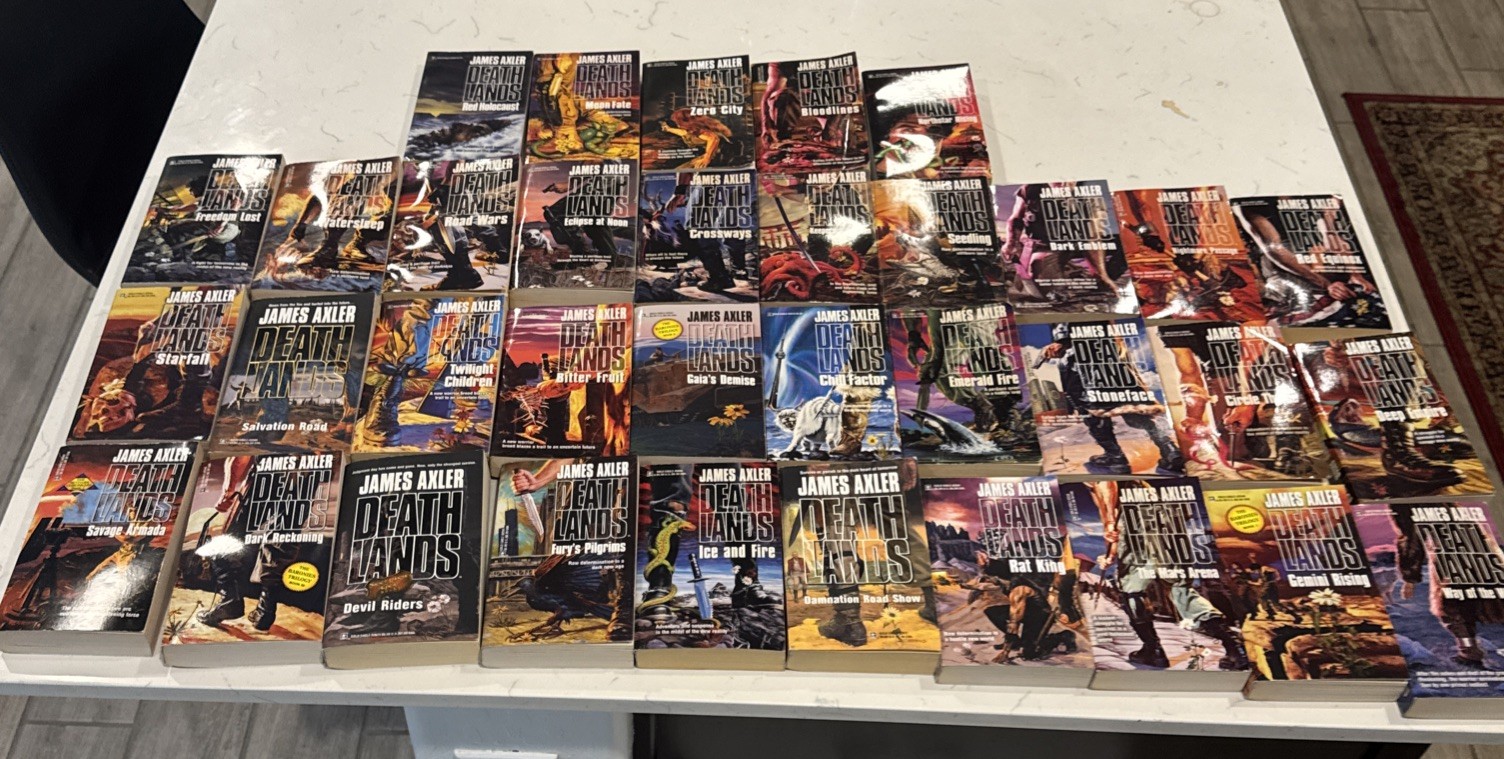 Lot 35 DEATHLANDS James Axler Paperback Books Good NO DUPES