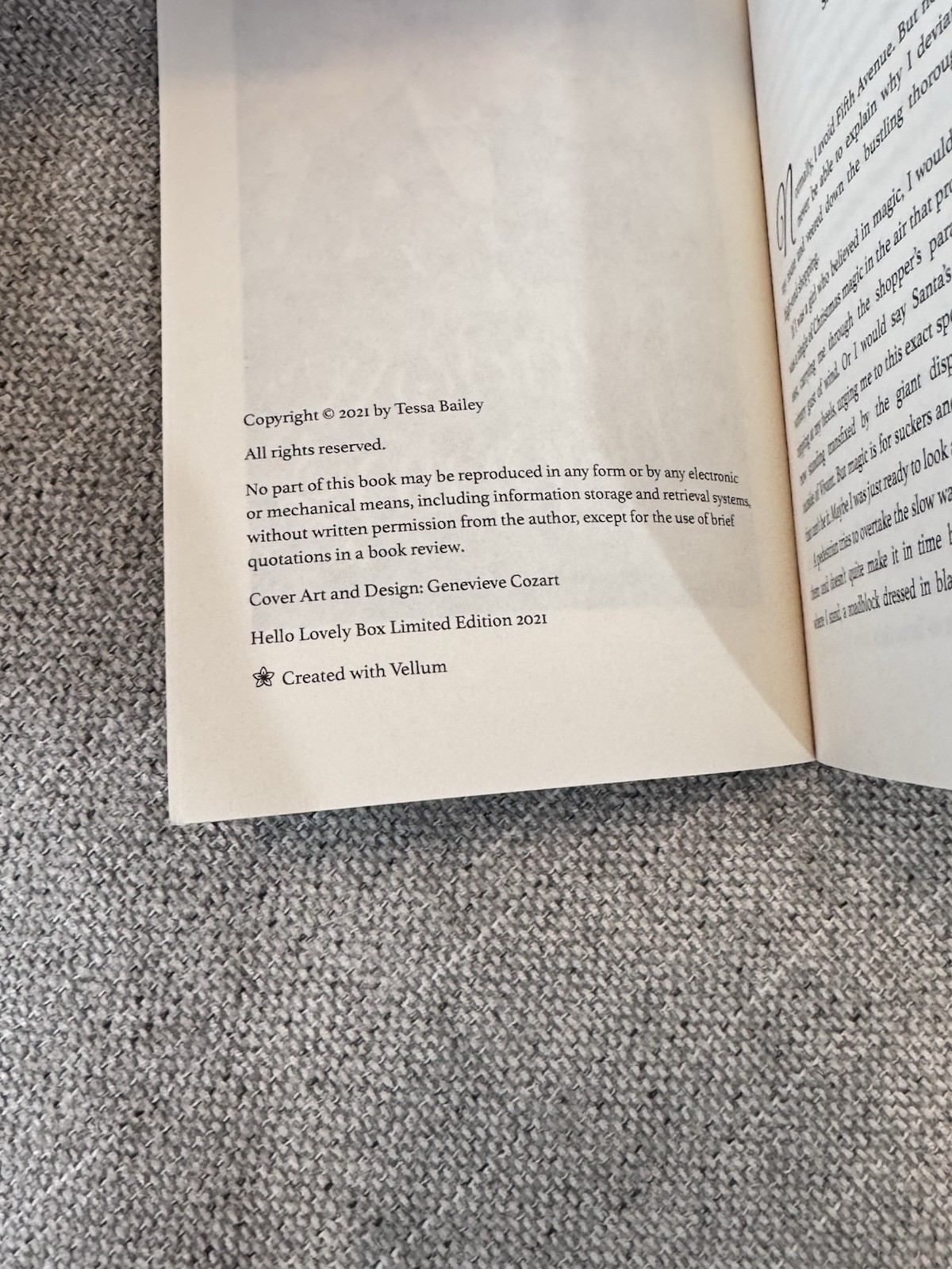 Window Shopping By Tessa Bailey Hello Lovely Book Box Limited Edition OOP Signed