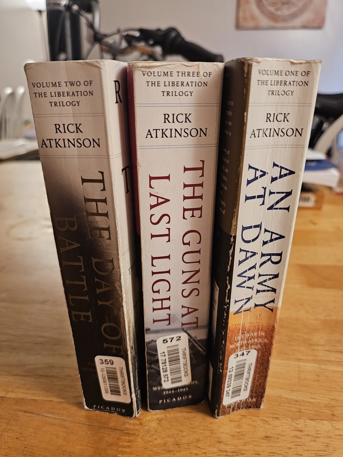 The Liberation Trilogy. Soft Cover Paperback – Rick Atkinson – 3 book set