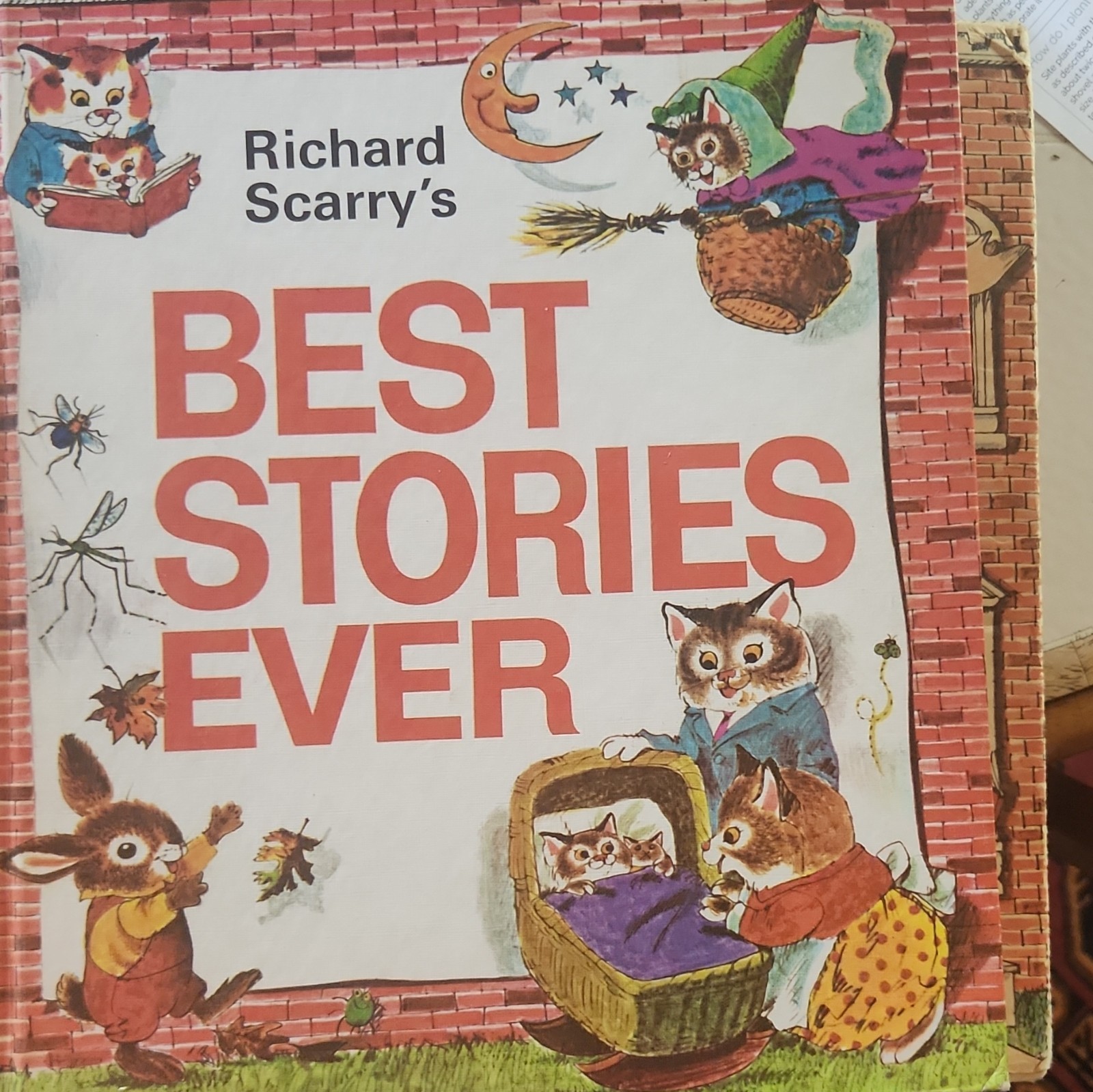 Richard Scarry Look & Learn Library Vintage Illustrated Box Set 5 Books Ages 4-8