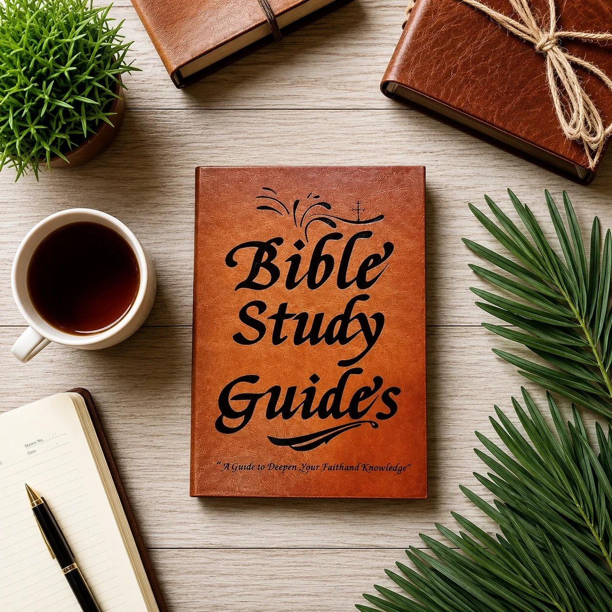 66-Page Bible Study Guide, Daily Devotional Journal,Study Notebook Based Planner