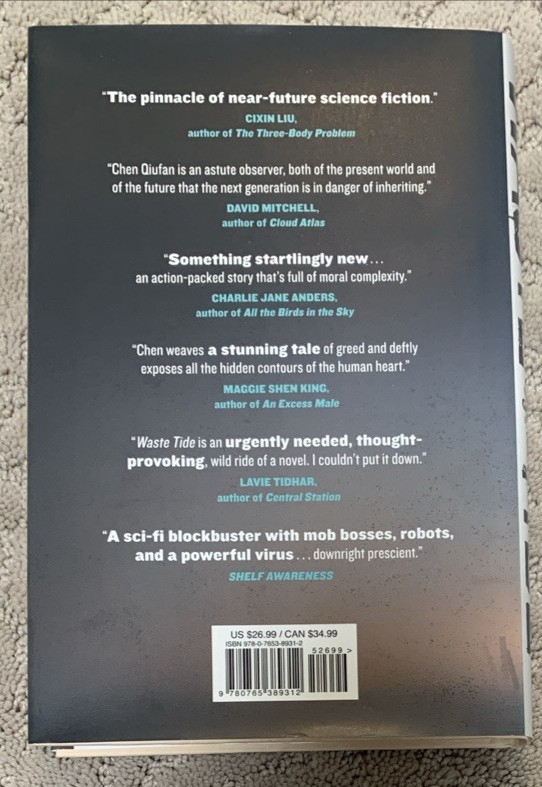 Waste Tide by Chen Quifan – Futuristic Sci-Fi Novel – Hardcover Book – NEW
