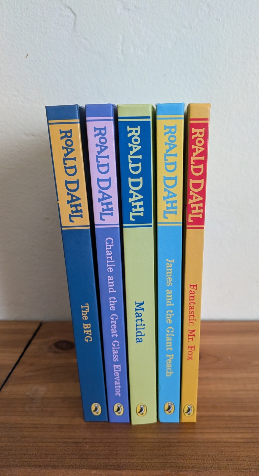 5x Roald Dahl HC Lot – 2016 Puffin Editions – Matilda, BFG, James, Elevator, Fox