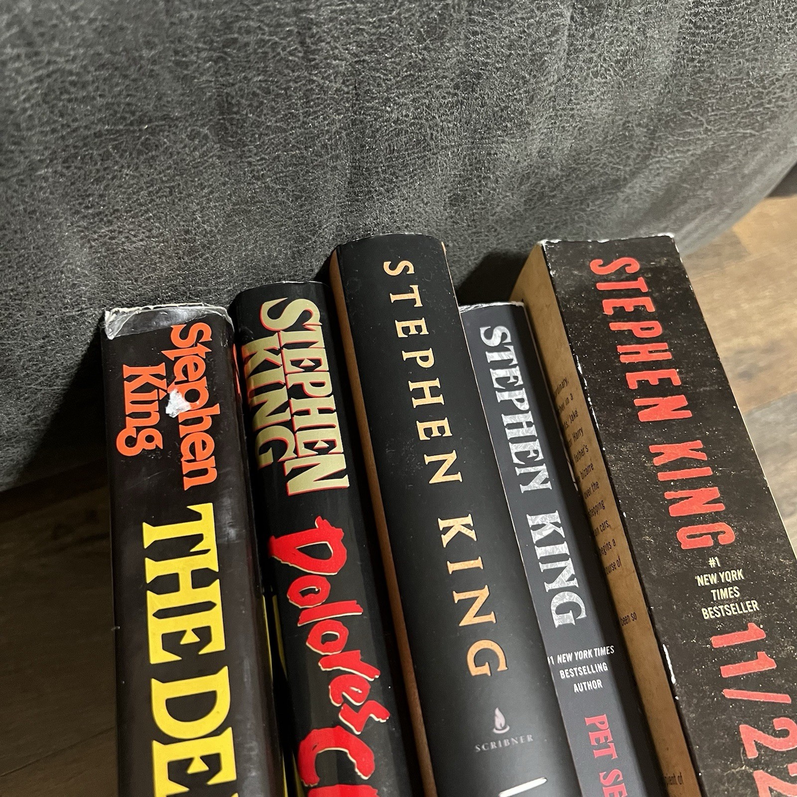 Lot of 5 Stephen King Horror Hardback Paperback Books Mix