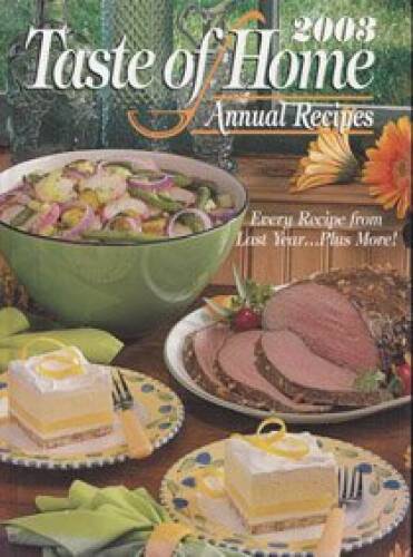 Taste of Home Annual Recipes, 2003 – Hardcover By Jean Steiner – GOOD