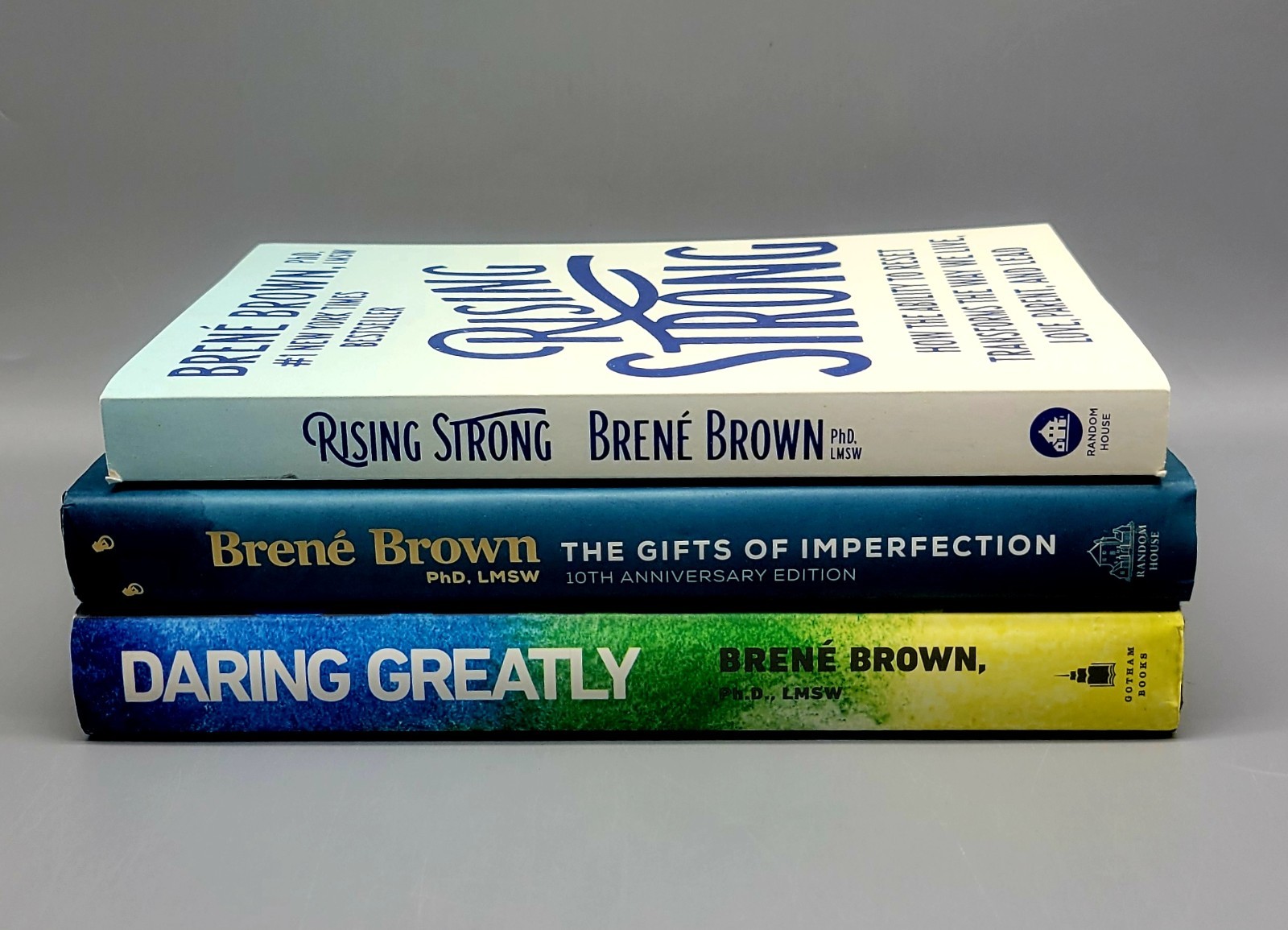 Brene Brown 3 Book Set (2 Hardcover/1 Paperback) – HC/PB – VG