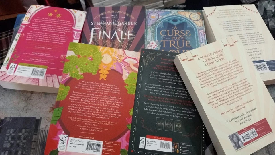 Caraval Books Series, by Stephanie Garber 7 book set paper back Free shipping