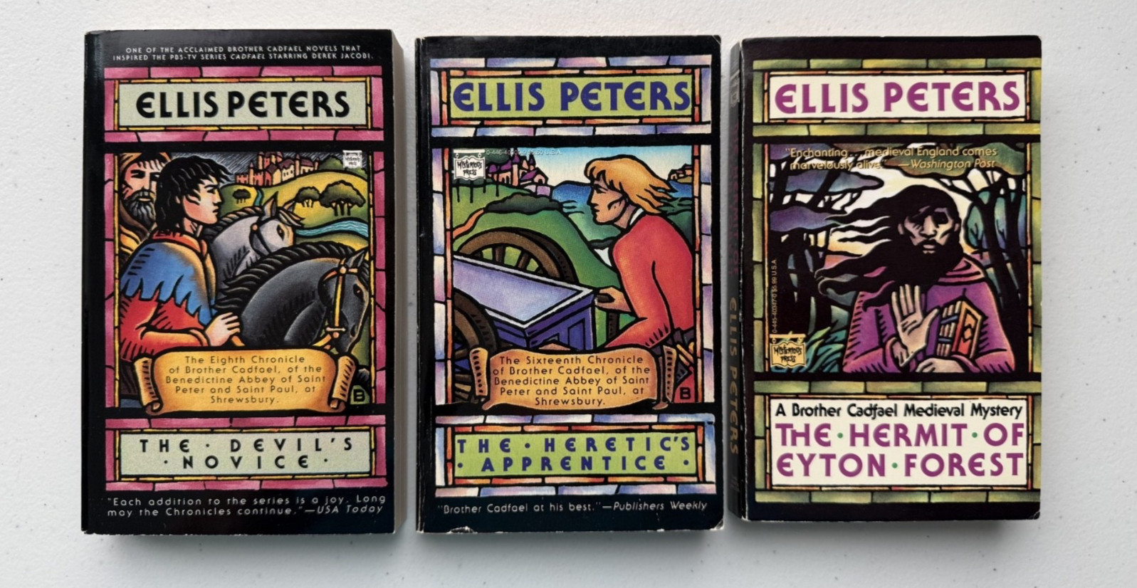 Complete set of 21 vintage Brother Cadfael mystery paperbacks Ellis Peters