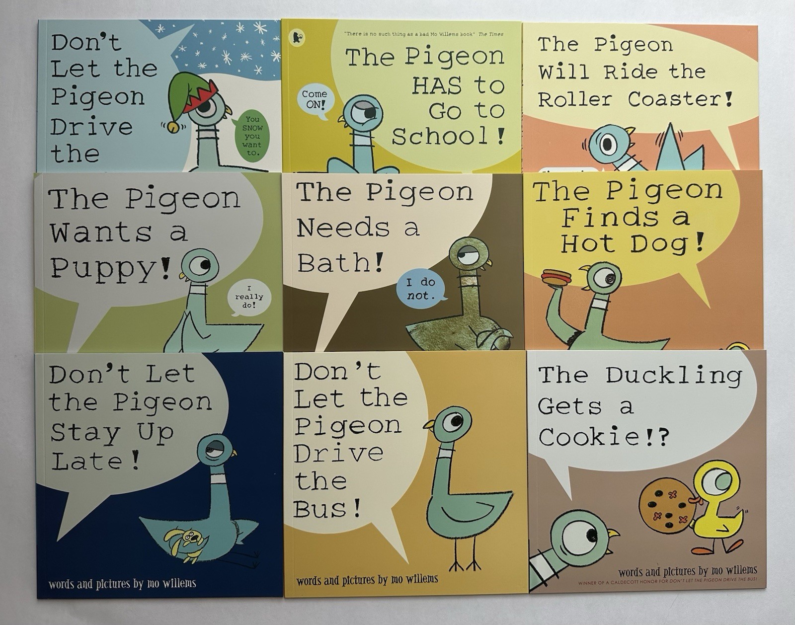 Mo Willems Don’t Let Pigeon Children’s Book Lot 9