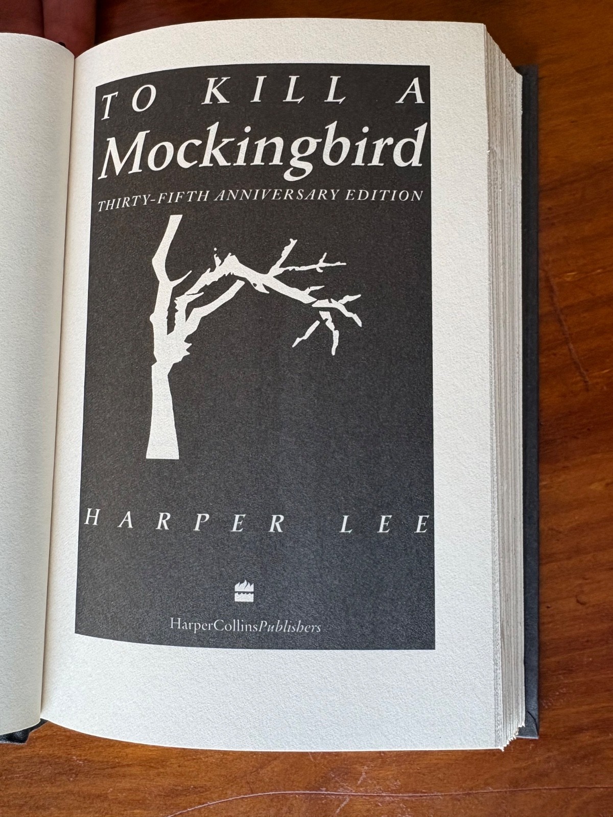 TO KILL A MOCKINGBIRD BY HARPER LEE SIGNED 1995 HC/DJ 35TH ANNIVERSARY ED. FINE!