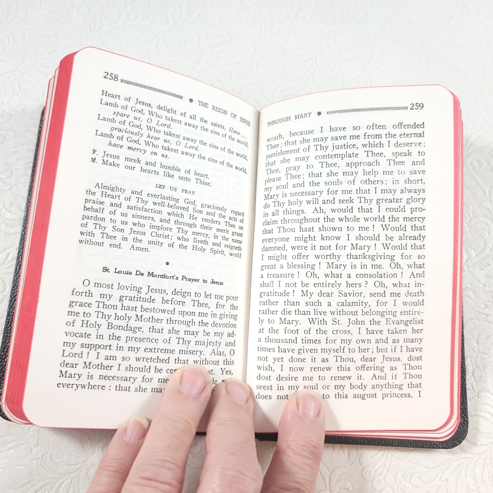 The Reign of Jesus Through Mary Prayer Book Revised Edition 1983 Gabriel Denis