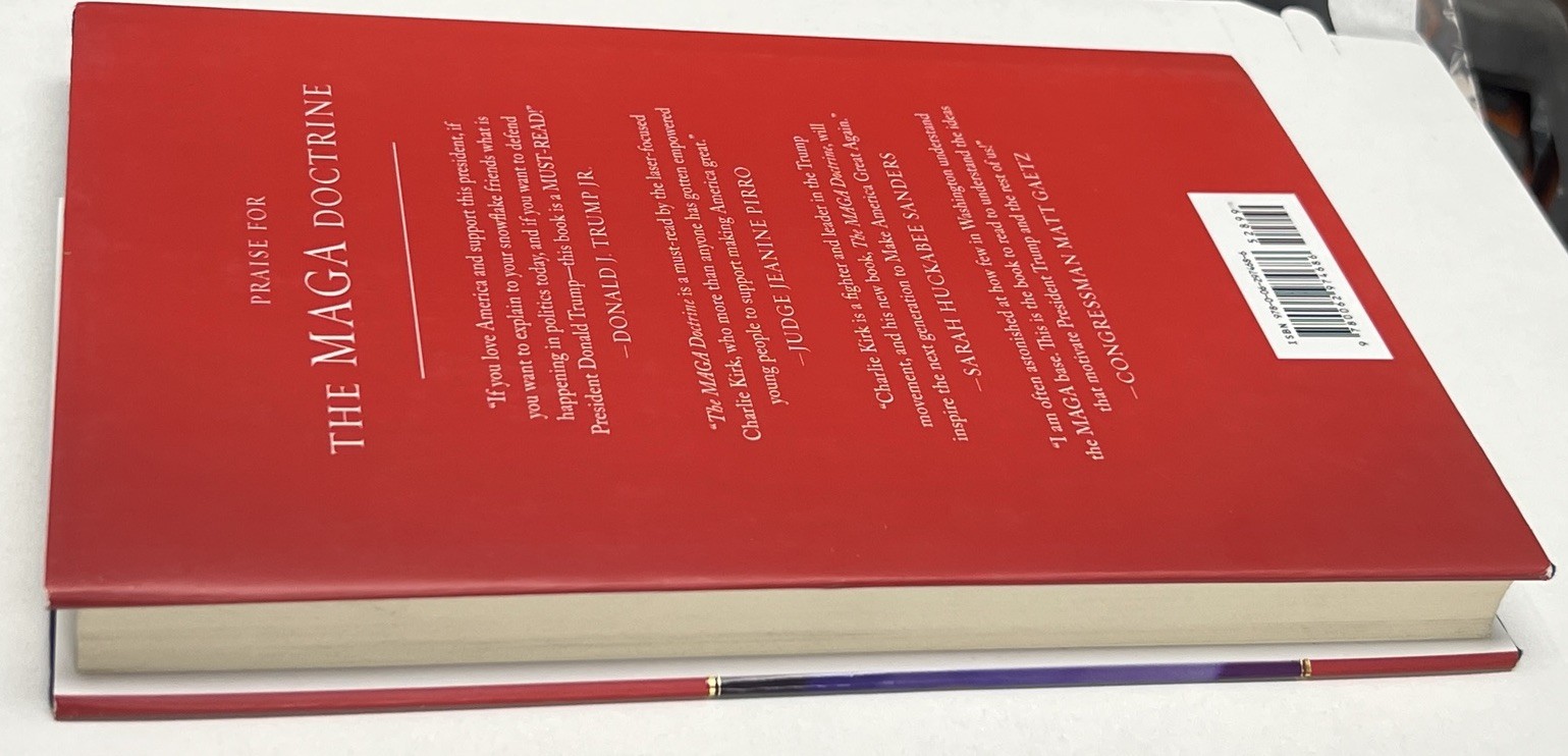 MAGA Doctrine Signed – Charlie Kirk – Autographed Book – First Edition