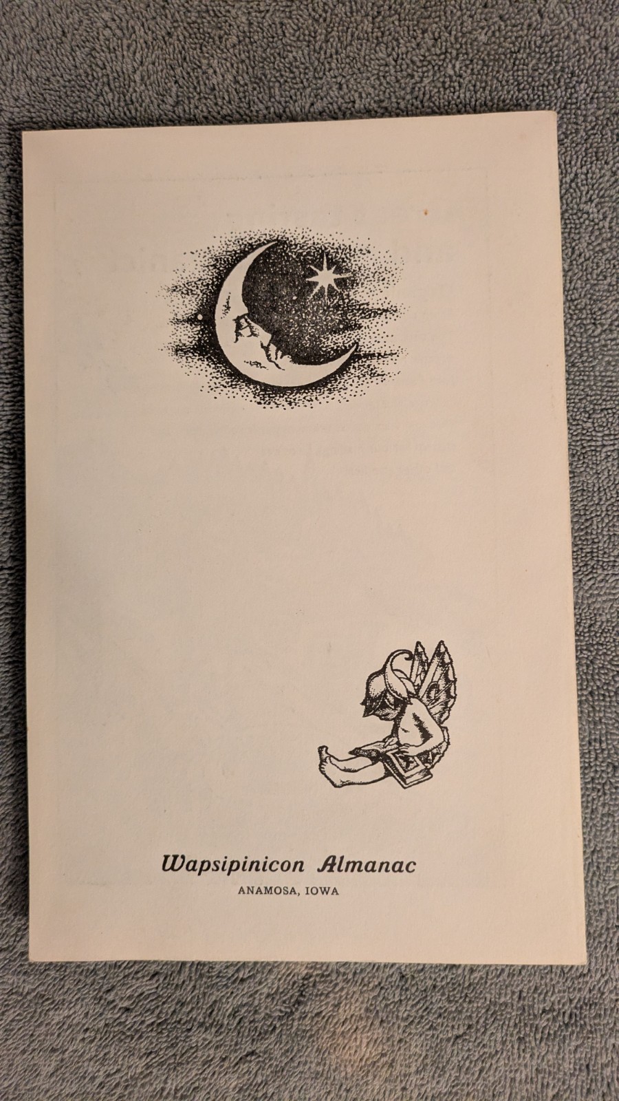Timothy Fay, WAPSIPINICON ALMANAC #9 Anamosa Iowa, 160 Pages, Essays, Literature