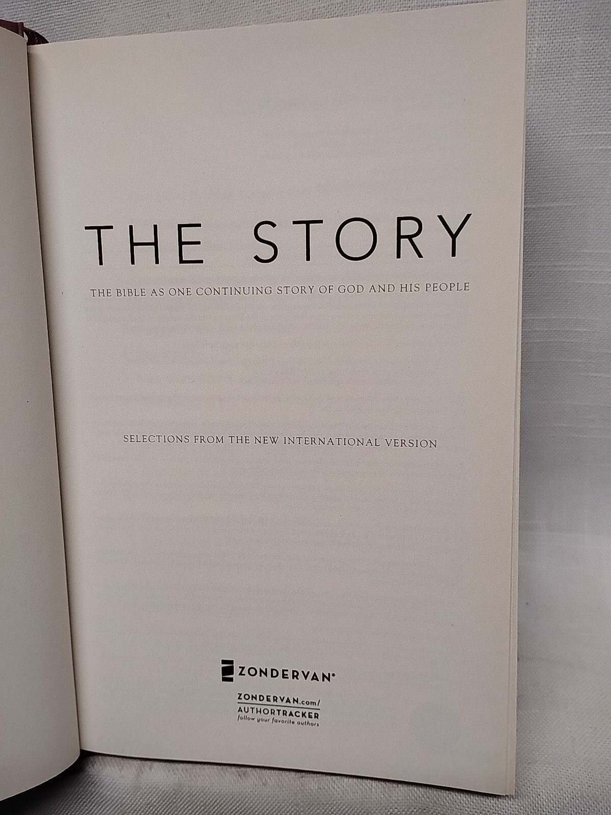 The Story Hardcover The Bible as One Continuing story 3rd Edition 2011 512 pages