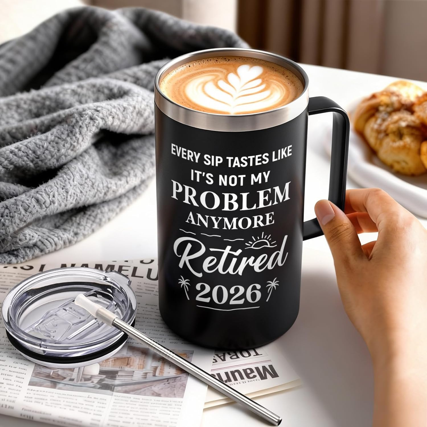Retirement Gifts for Men, Every Sip Tastes like It’S Not My Problem Anymore 20Oz