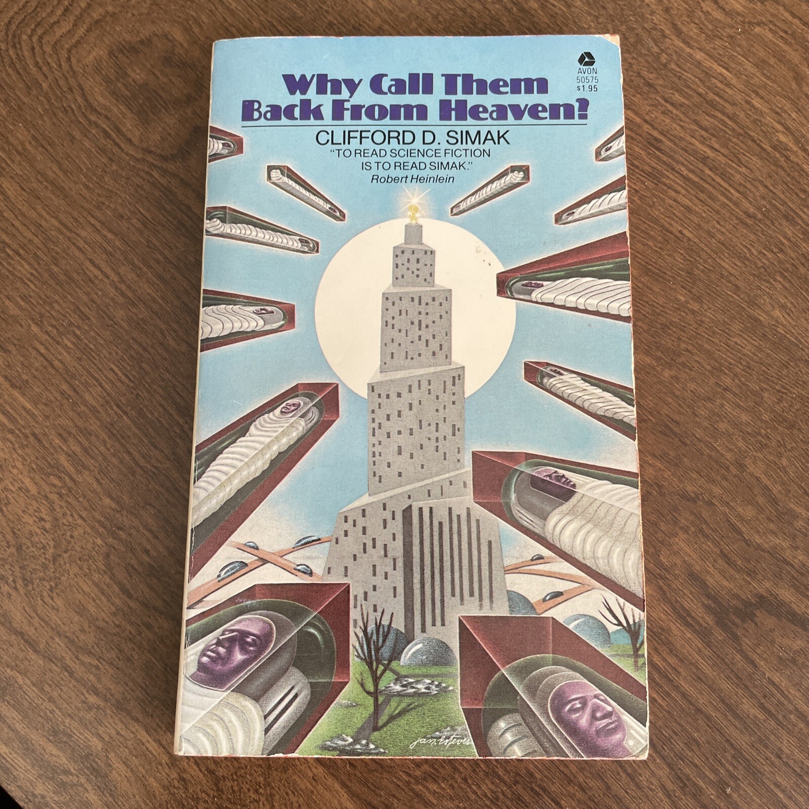 Why Call Them Back from Heaven? by Clifford Simak (1980, 1st Avon Print) Sci-fi