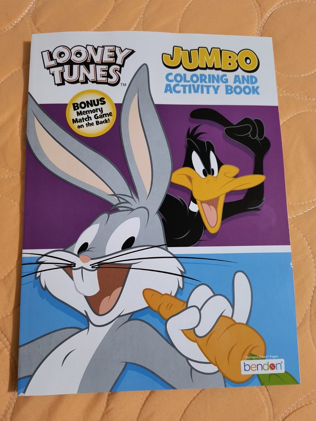 Looney Tunes Jumbo Coloring & Activity Book with Tear & Share Pages 🆕🆓 ship!