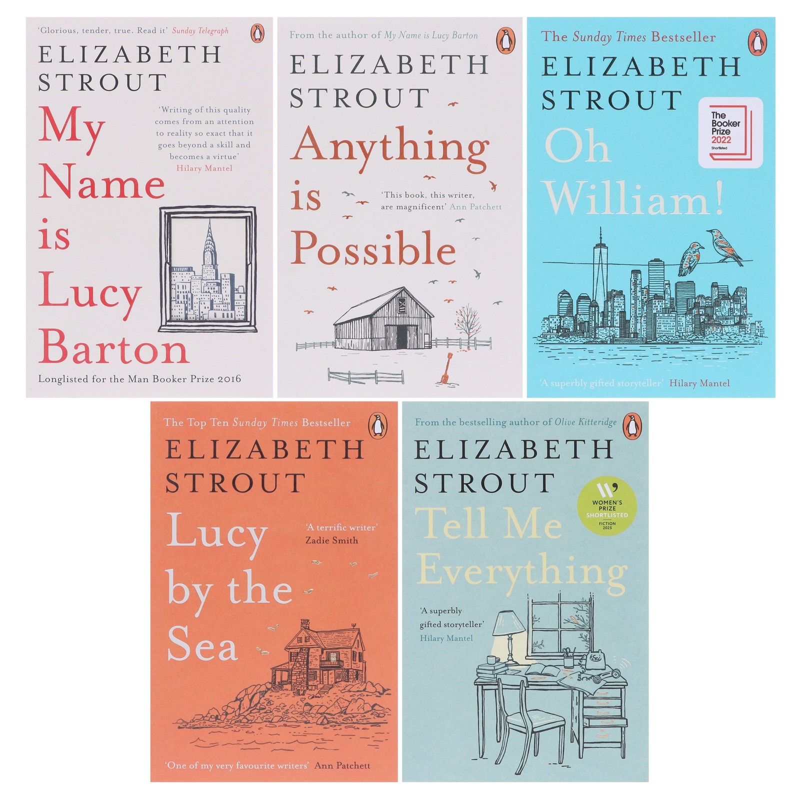 Amgash Series by Elizabeth Strout 5 Books Collection Set – Fiction – Paperback