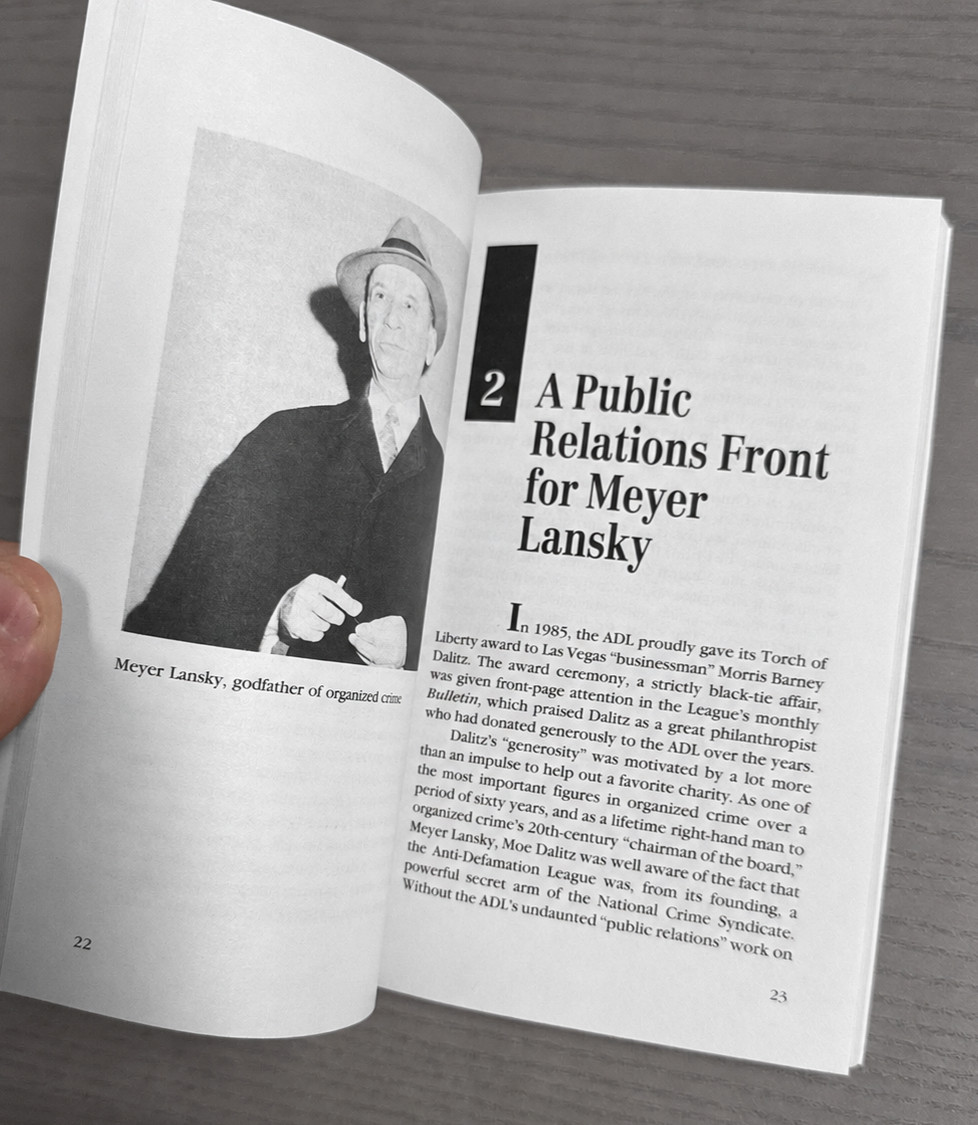 The Ugly Truth About the ADL 1992 EIR Larouche BRAND NEW REPRINT