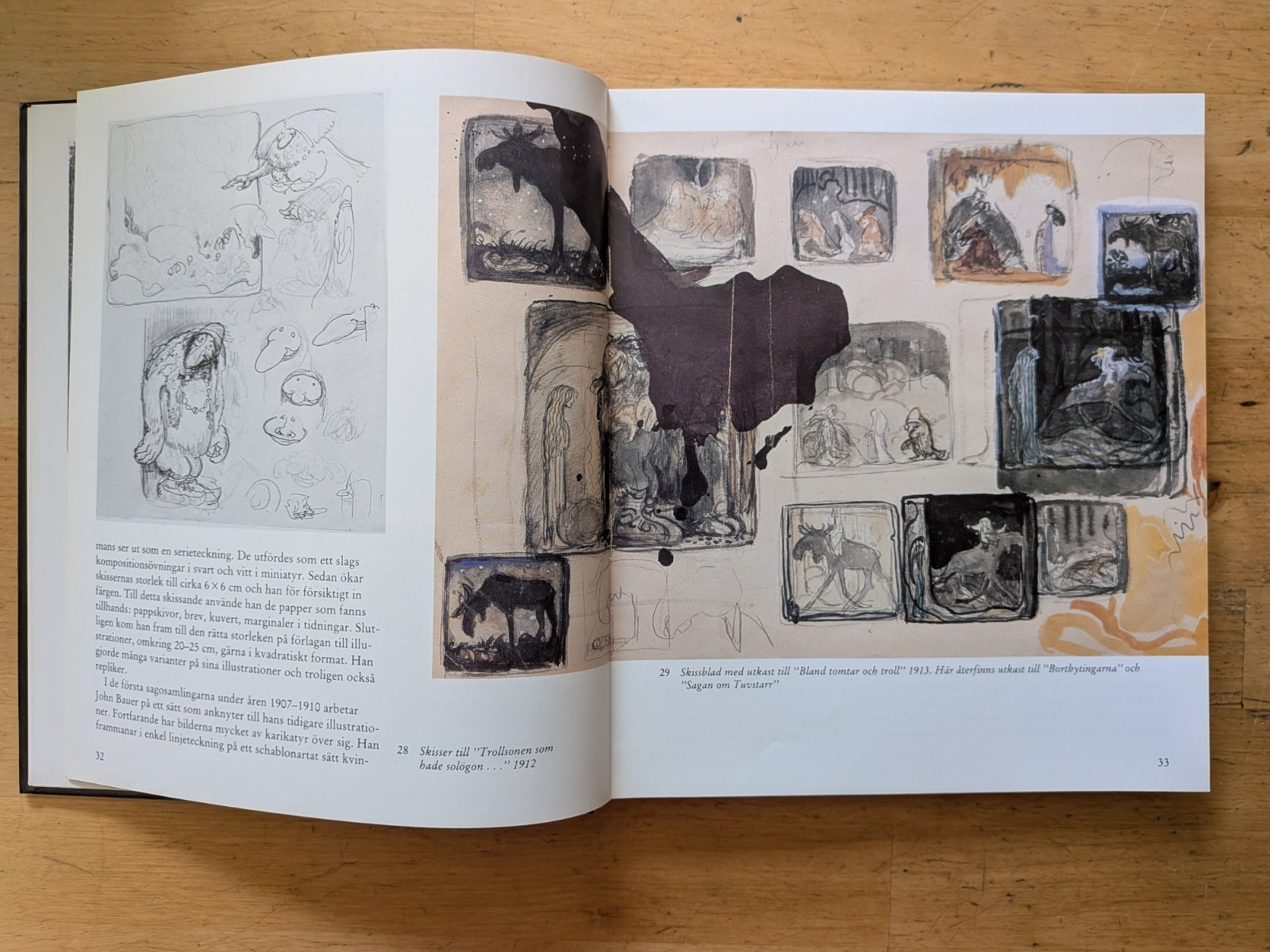 JOHN BAUER – 1981 Nationalmuseum Exhibition Book Hardcover (SWEDISH LANGUAGE)