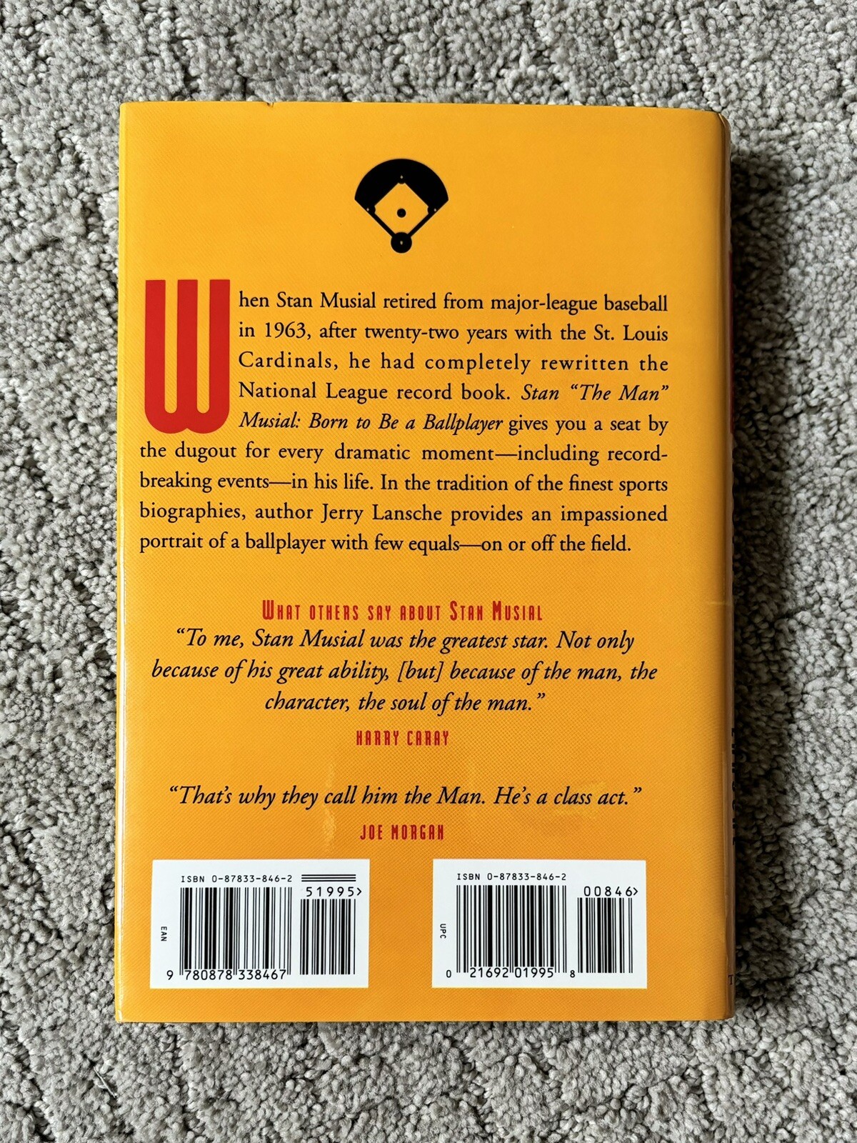 Stan the Man Musial: Born to Be a Ballplayer by Jerry Lansche