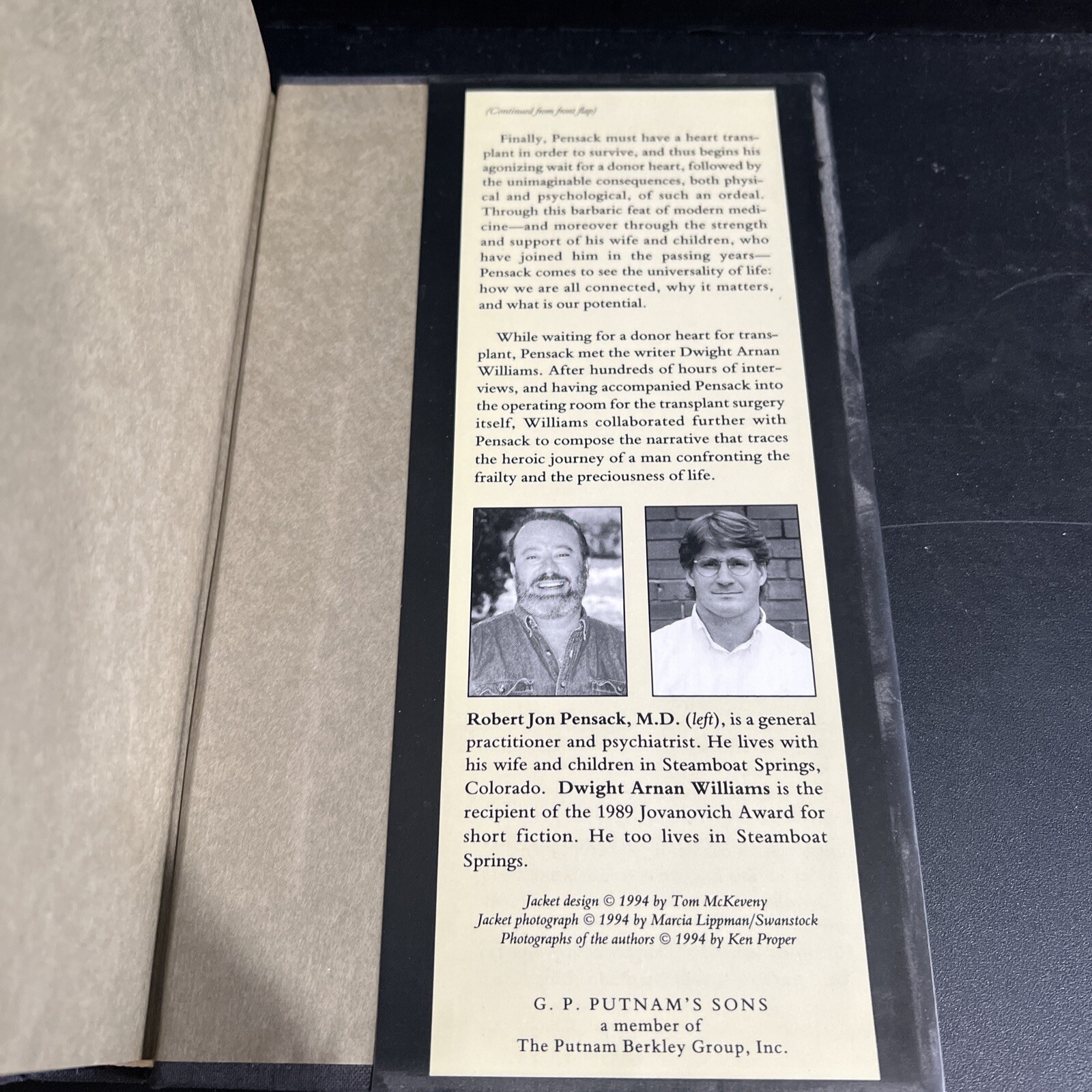 SIGNED by Both 1st/1st Raising Lazarus Robert Pensack & Dwight Williams HC DJ