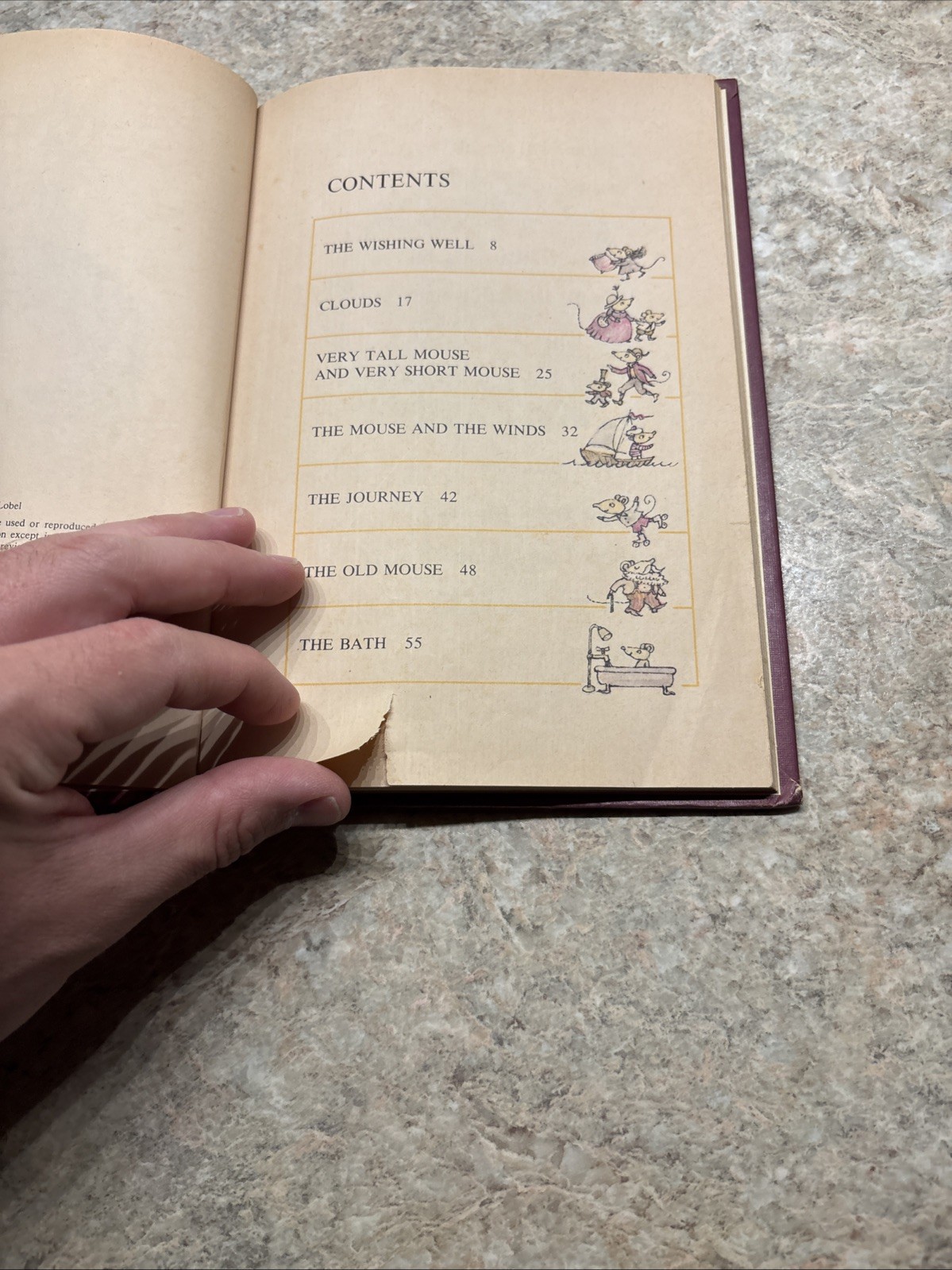 Mouse Tales Vintage Book 1972: A Weekly Reader I Can Read Book Arnold Lobel