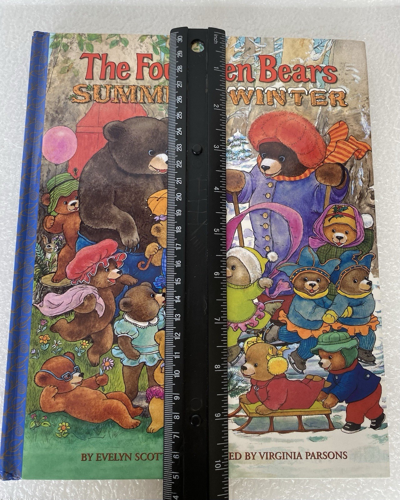 The Fourteen Bears in Summer and Winter By E. Scott-First Golden Classic Edition