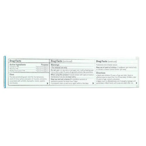Pain Relief Cream 6X Extra Strength 4 Oz By Kalaya