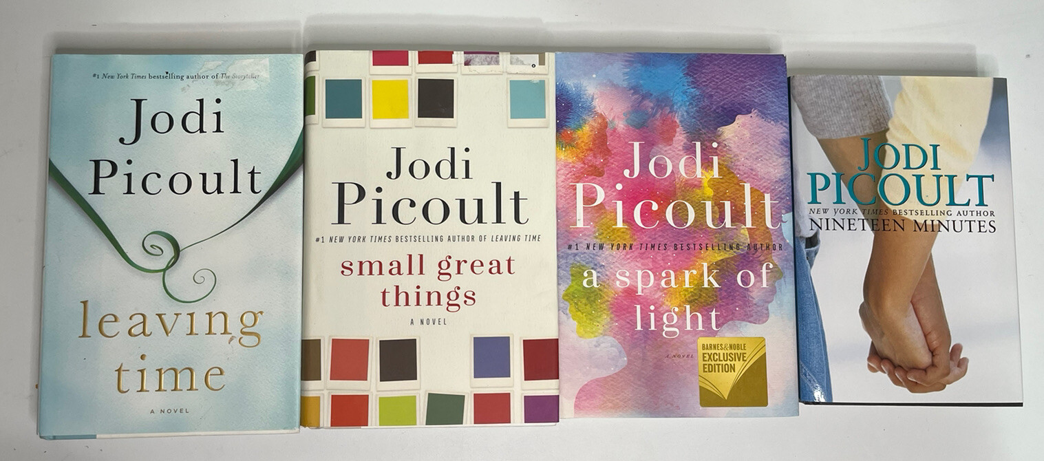 Jodi Picoult 4 Hardcover Books Dust Jackets 2 Inscribed Drama Legal Thriller