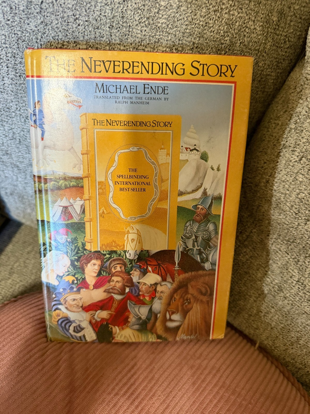 The Neverending Story Michael Ende 1983 HC 1st Illustrated Worn DJ Clean Interio
