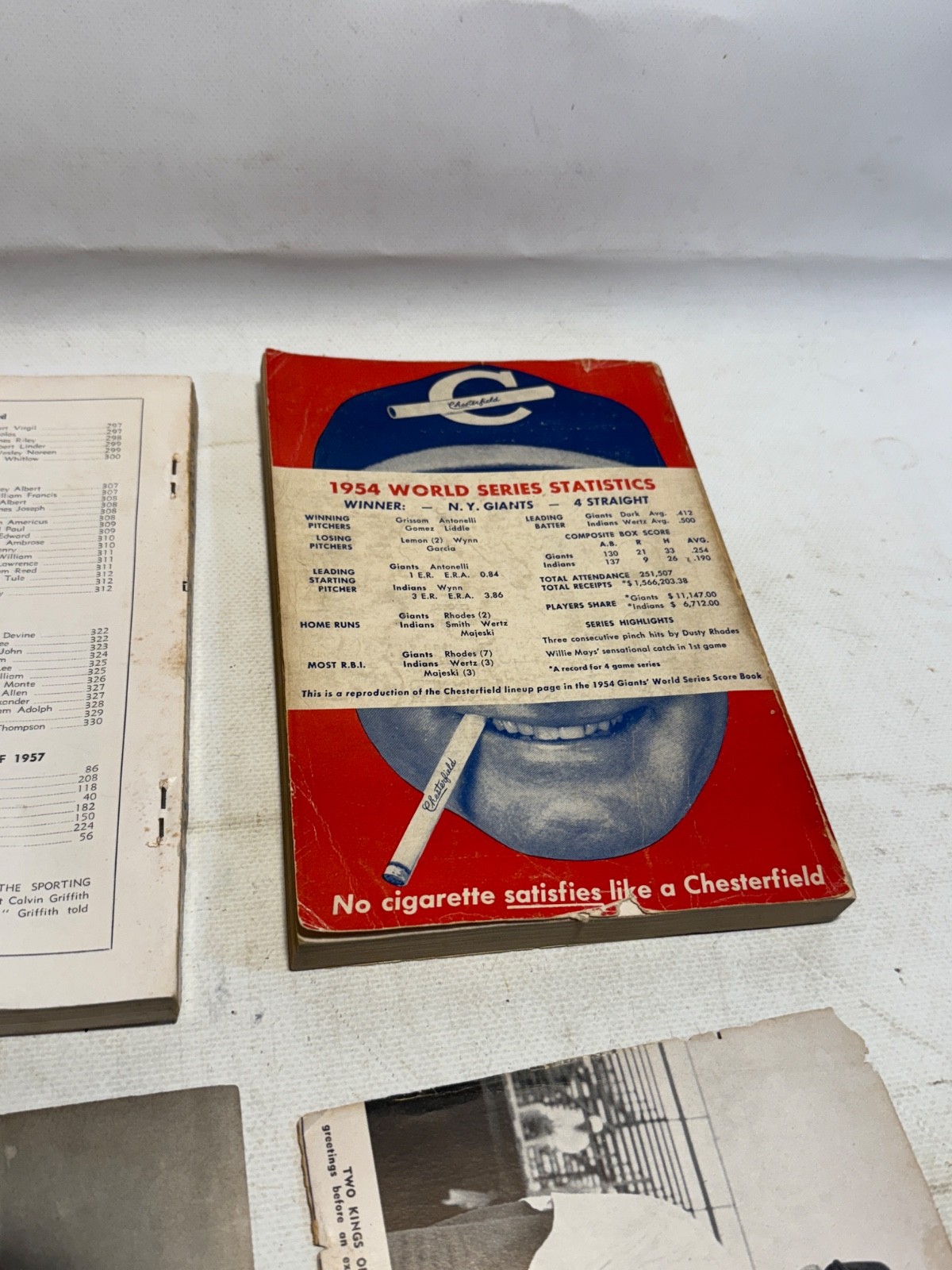 THE SPORTING NEWS BASEBALL REGISTER 336 PAGES 1958 EDITION VINTAGE