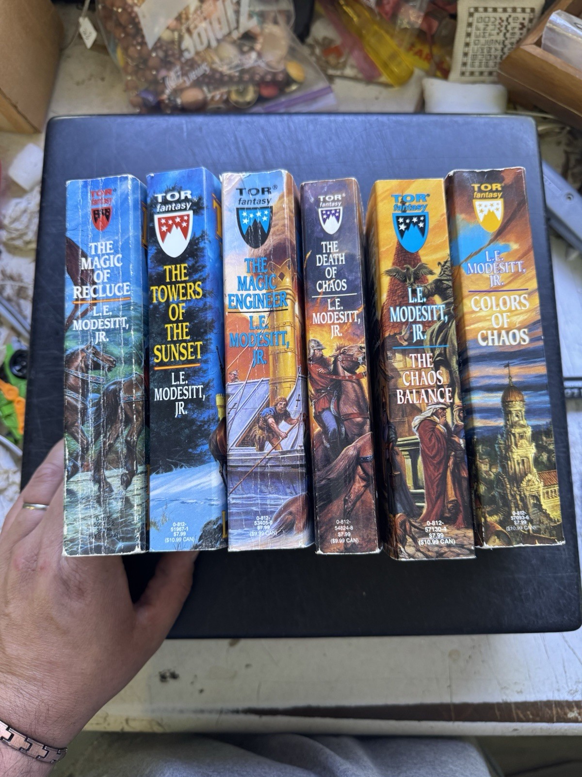 L.E. Modesitt Jr Recluce Series Book Lot Of 6 PB TOR Fantasy #s 1 2 3 5 7 9
