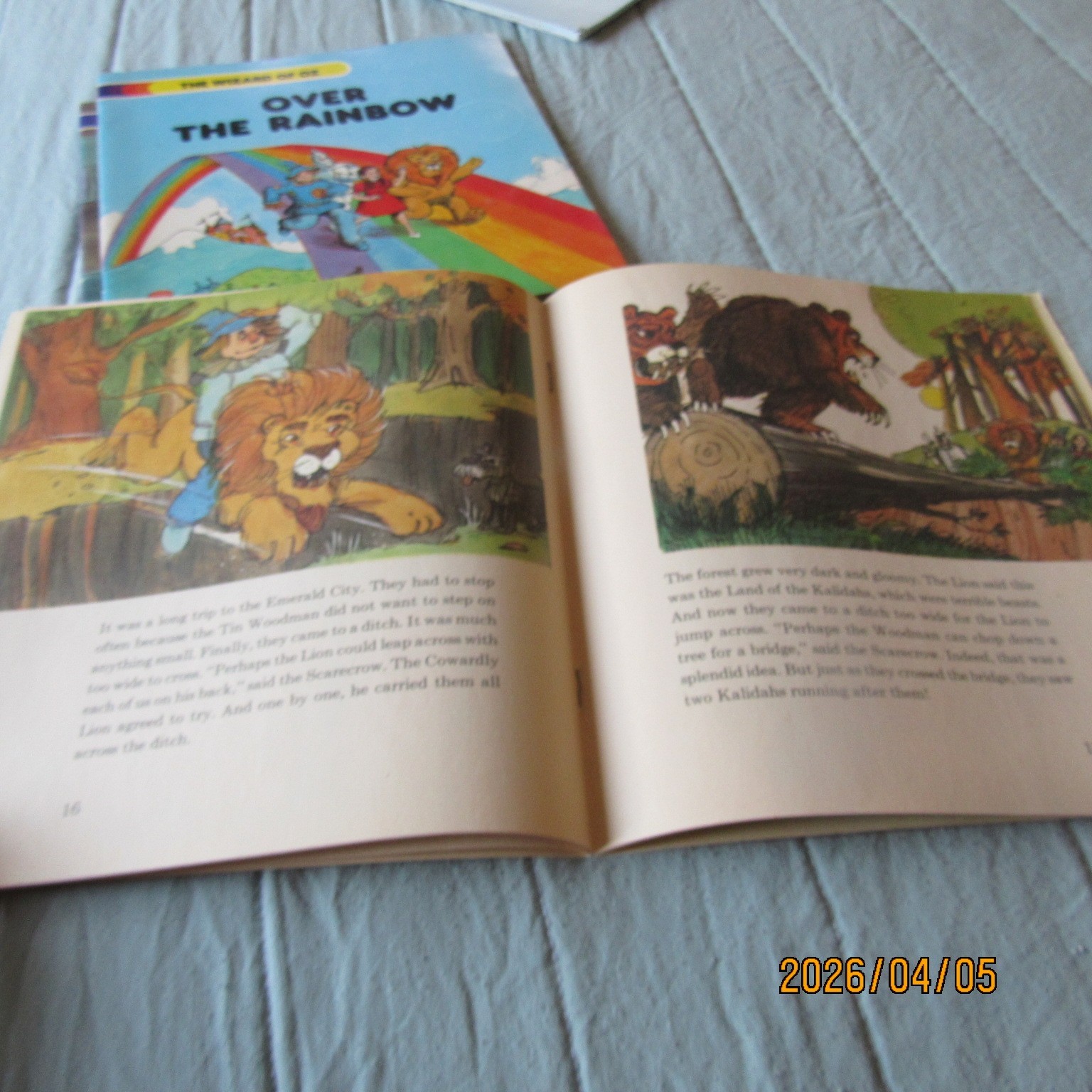 Lot 4-Troll Assoc Books-The Wizard of Oz-Off to See the Wizard-Over the Rainbow