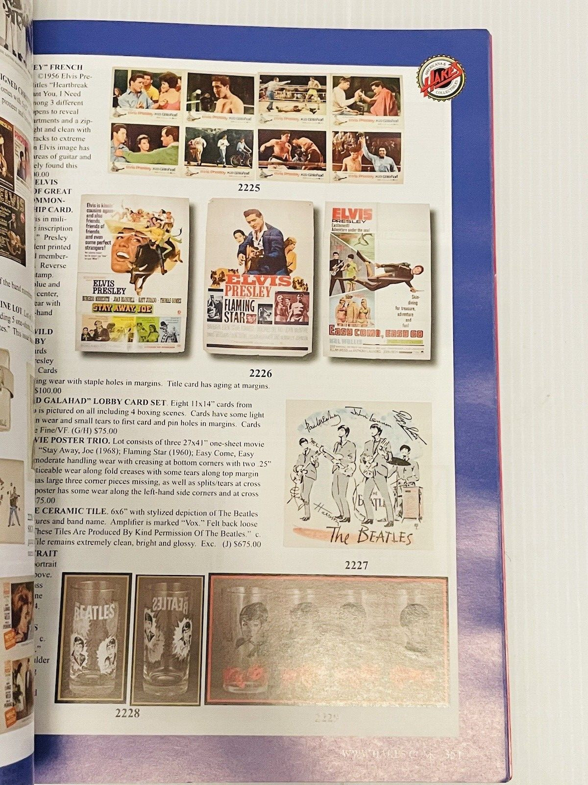 HAKE’S 40th Anniversary 1967-2007 of Pop Culture Just the Beginning 409 clr pgs