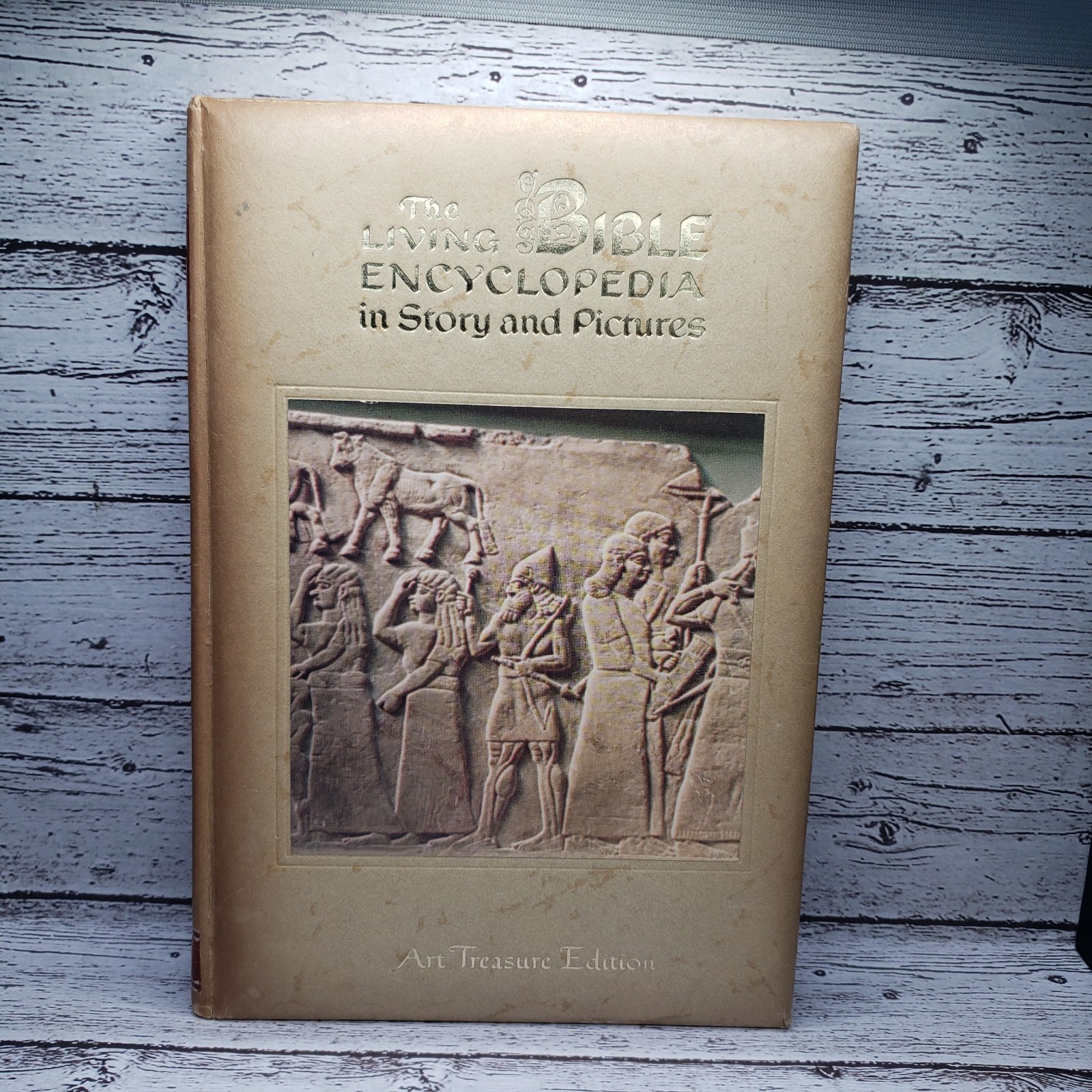 Lot of 9 THE LIVING BIBLE ENCYCLOPEDIA IN STORY AND PICTURES Vol 1, 9-16 HC 1968