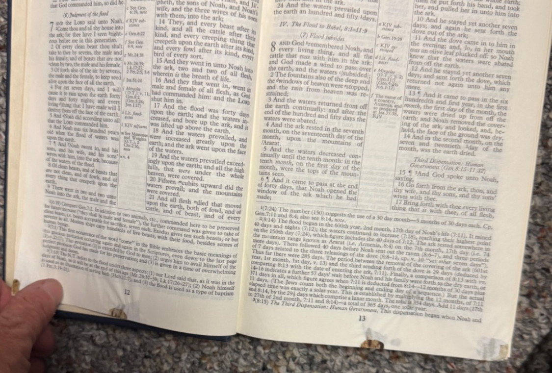 New Scofield Reference Edition Bible Hard Cover 1967 Vintage Blue
