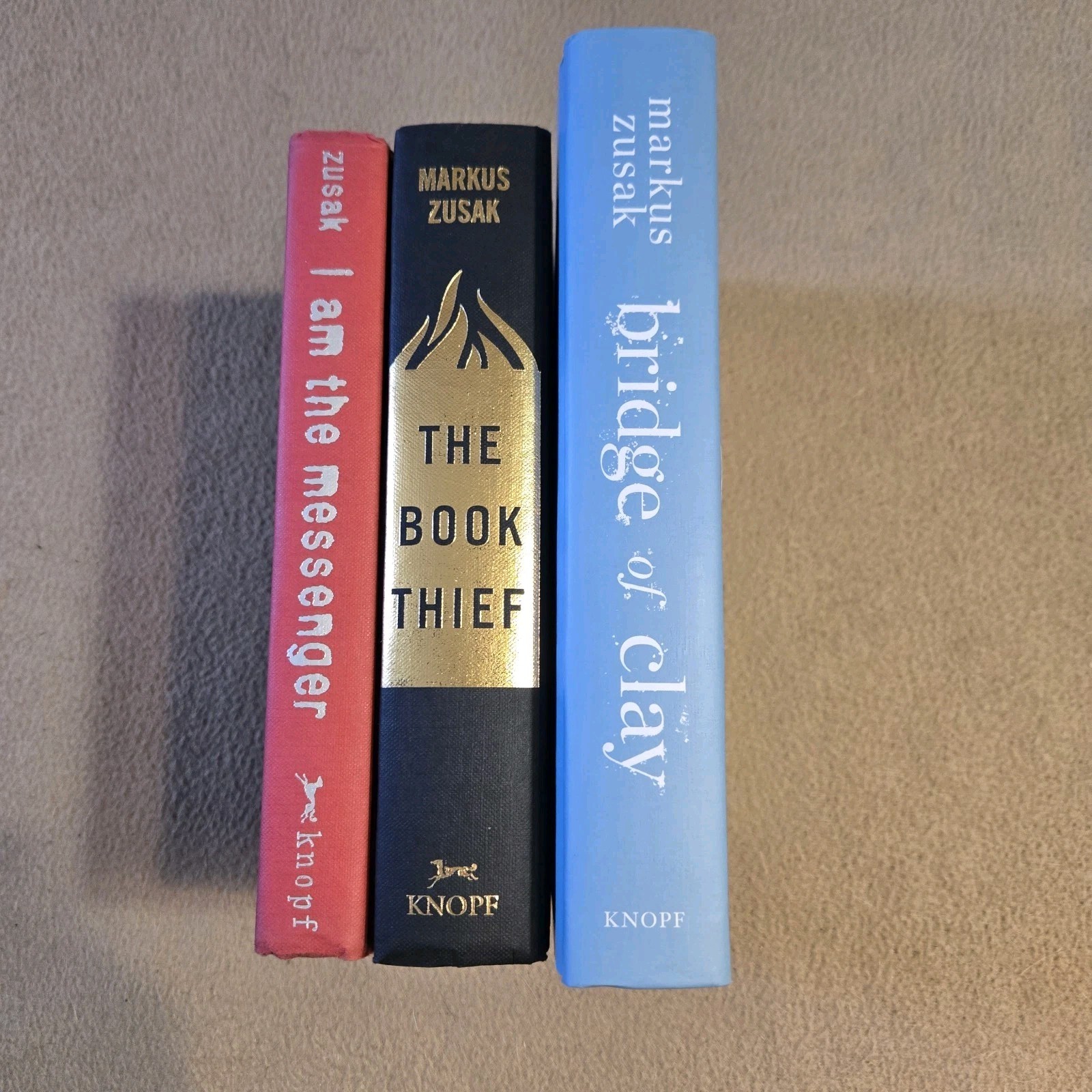 Markus Zusak HC/DJ Lot of 3 1st Printings (1 Thus), 1 SIGNED, The Book Thief