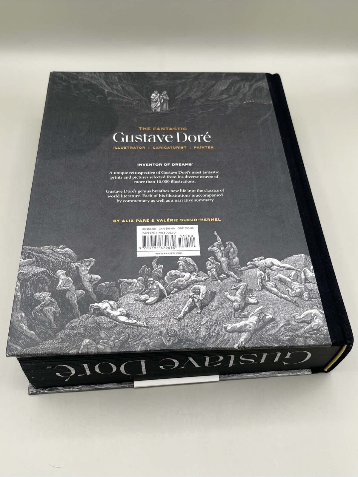 Fantastic Gustave Doré STUNNING BEAUTY HUGE ART BOOK B&W Prestel