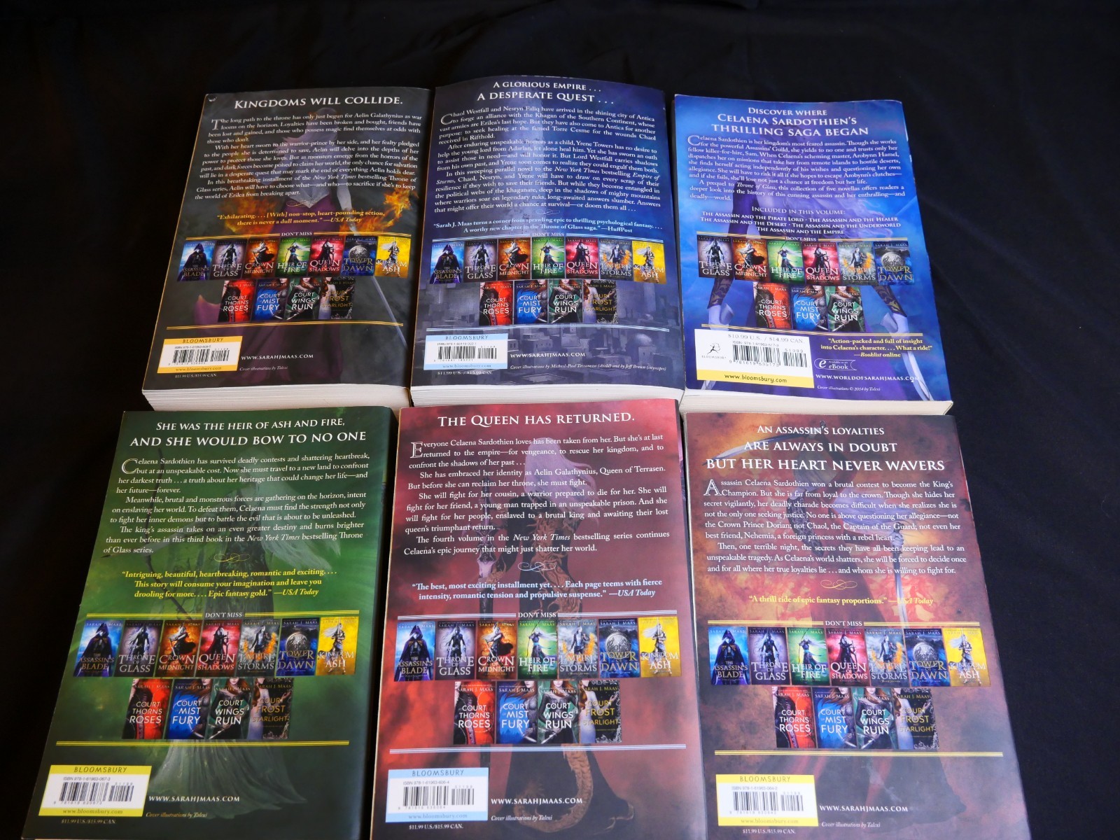 Sarah J. Maas Mixed Series Lot – A Throne of Glass, Crescent City, A Court of…